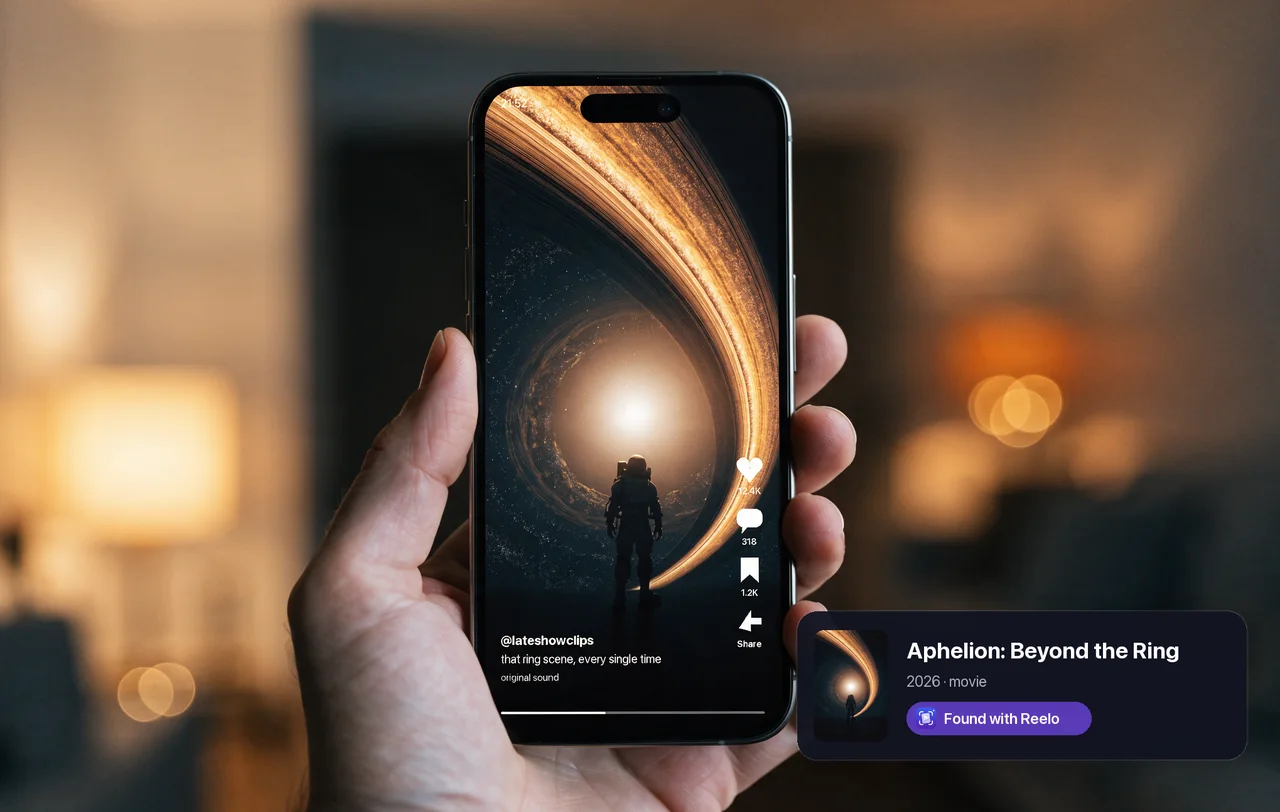 A frame from a feed, screenshotted and identified by Reelo.